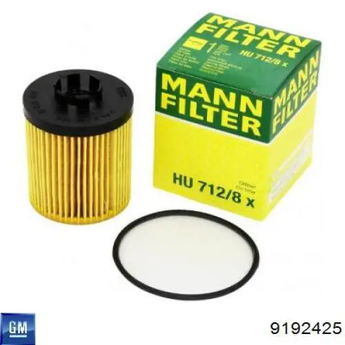 Filtro de óleo General Motors 9192425 preço, a partir de 5,32 USD