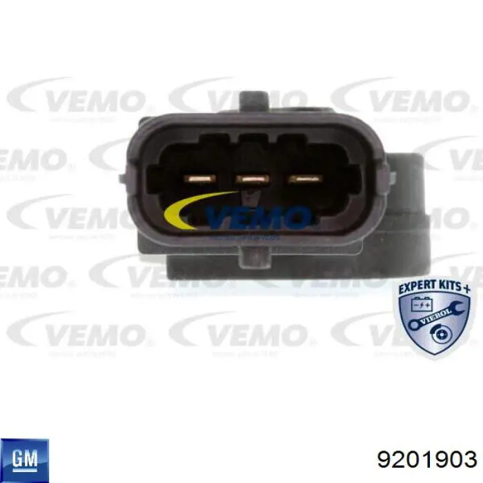 Sensor de posição da árvore distribuidora 9201903 General Motors