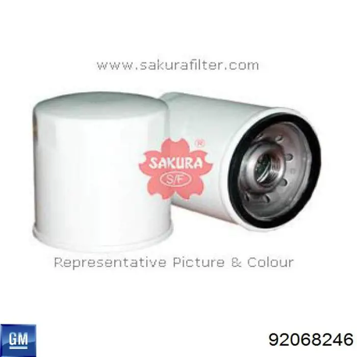 Filtro de óleo General Motors 92068246 preço, a partir de 7,66 USD