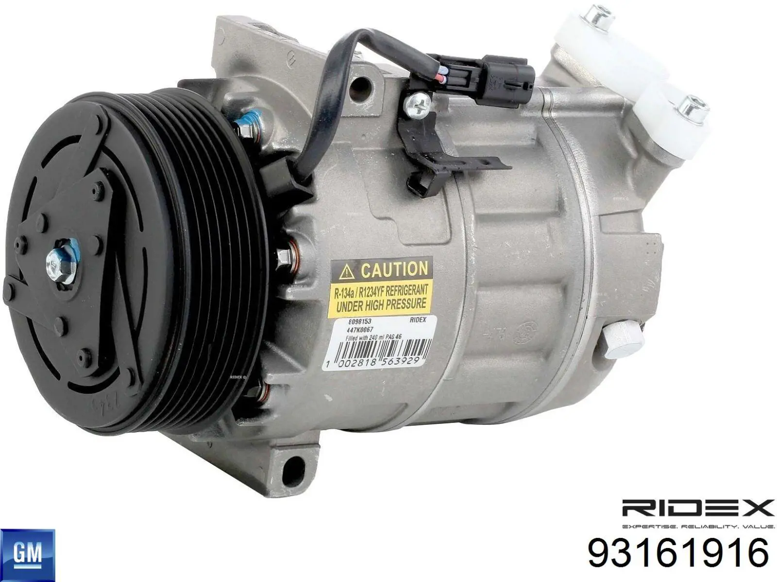 Compressor de aparelho de ar condicionado 93161916 General Motors