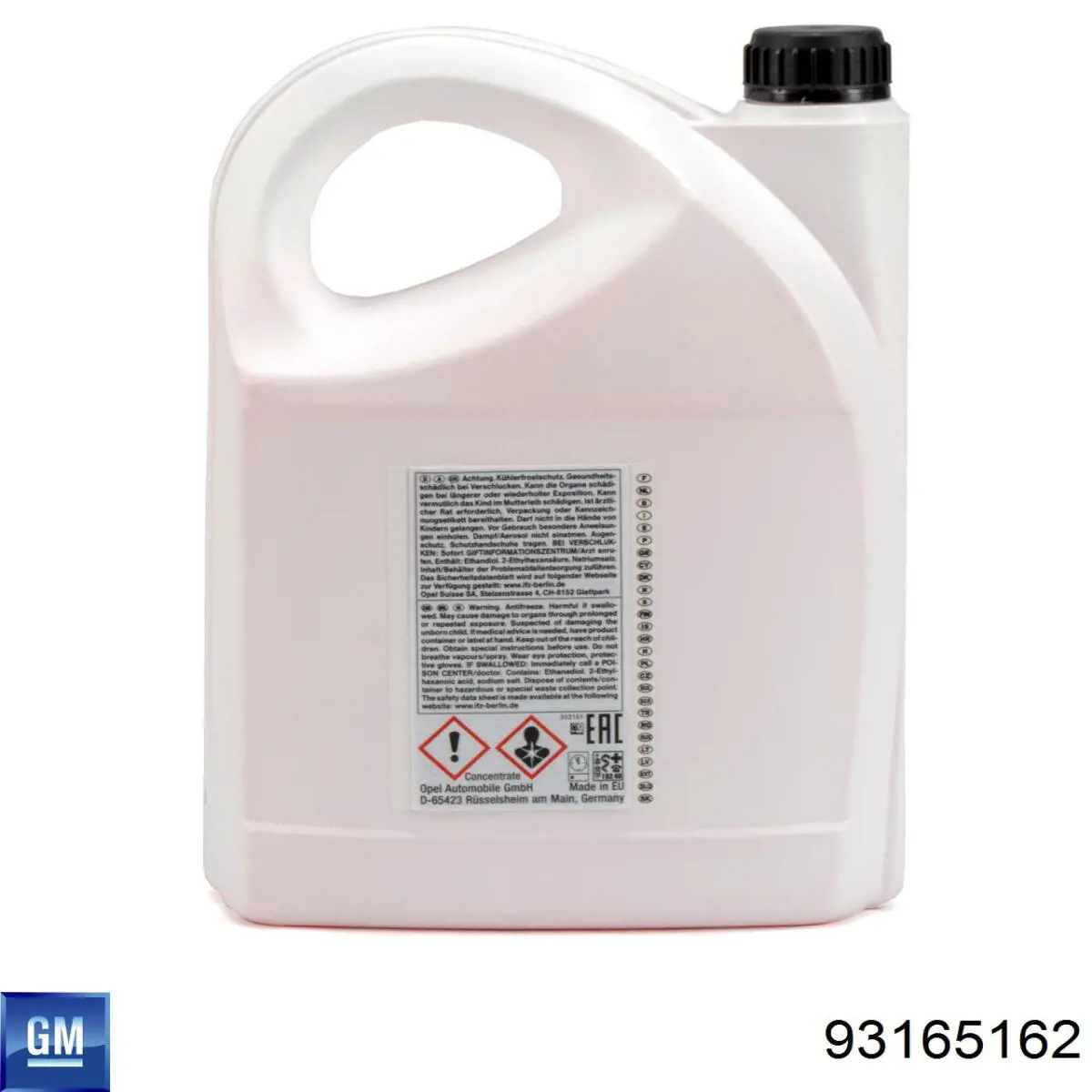93165162 General Motors Fluido de esfriamento