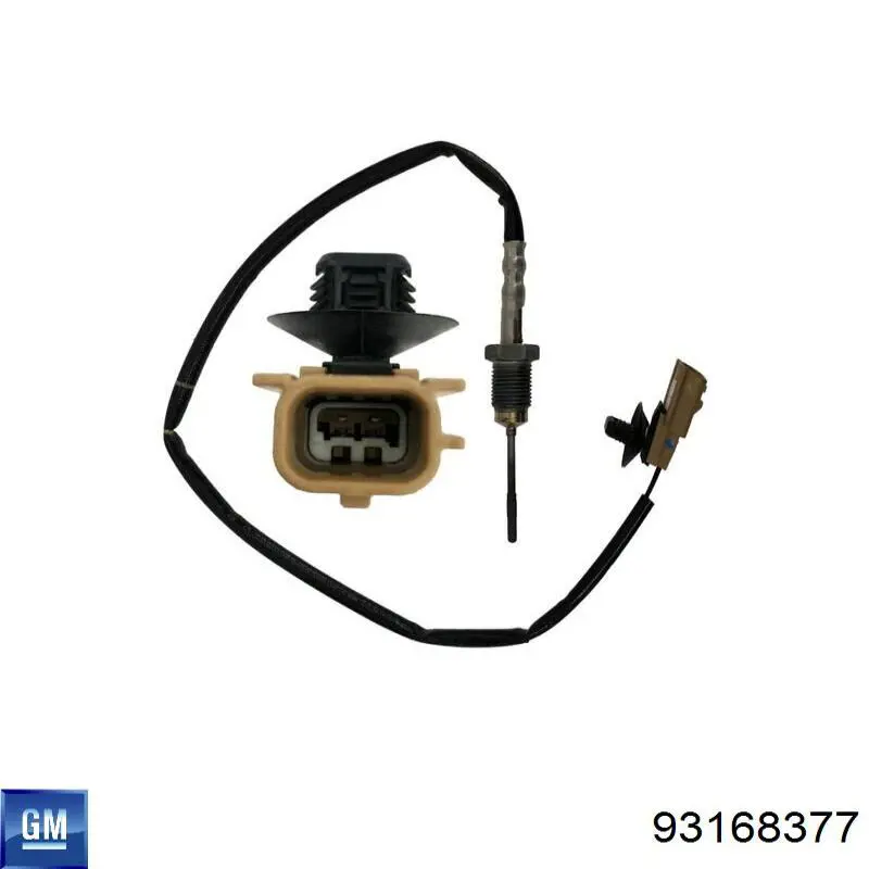 Sensor de temperatura dos gases de escape (GE), antes de turbina 93168377 Peugeot/Citroen