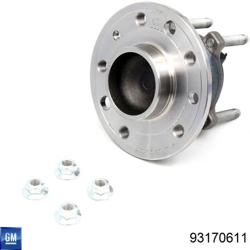 Compre 93170611 General Motors Cubo traseiro