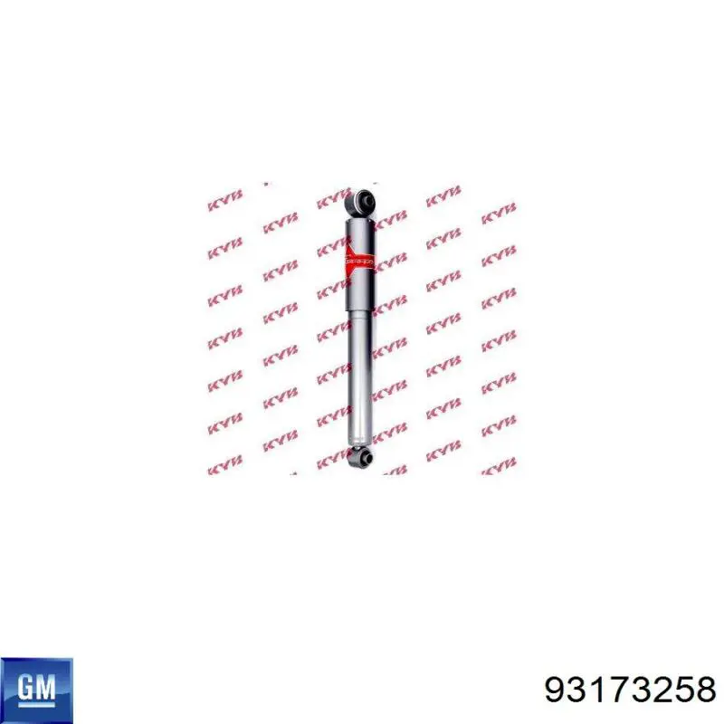 Amortecedor traseiro 93173258 General Motors