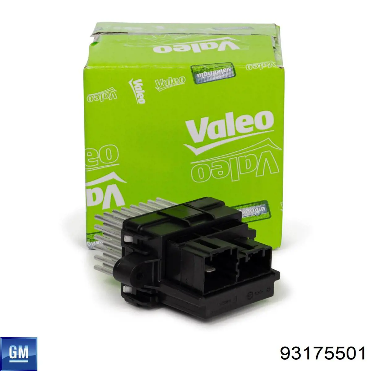 93175501 General Motors Regulador de revoluções de ventilador de esfriamento (unidade de controlo)