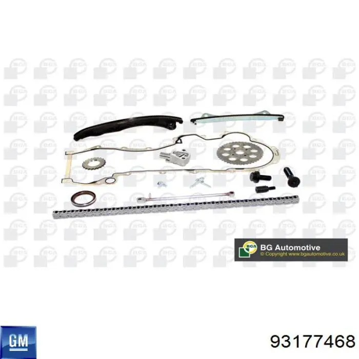 Cadeia de bomba de óleo Opel Meriva A 