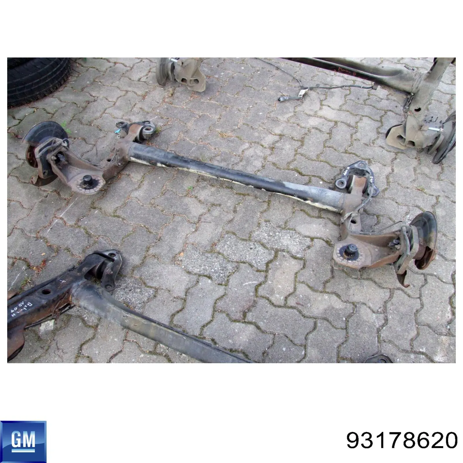 5402216 Opel Viga de suspensão traseira (plataforma veicular)