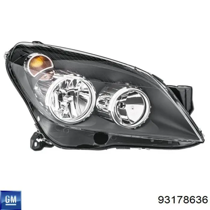 Luz direita 93178636 General Motors