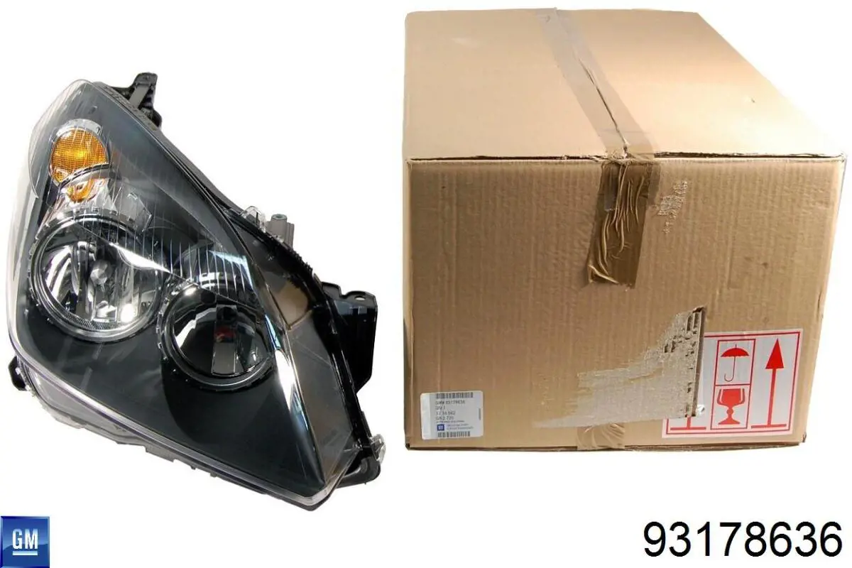 Luz direita General Motors 93178636