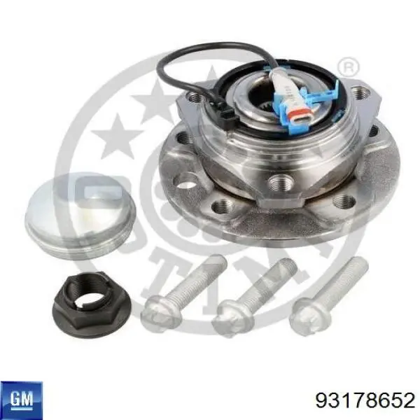 Cubo dianteiro 93178652 General Motors