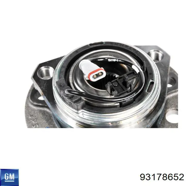 93178652 General Motors Cubo dianteiro