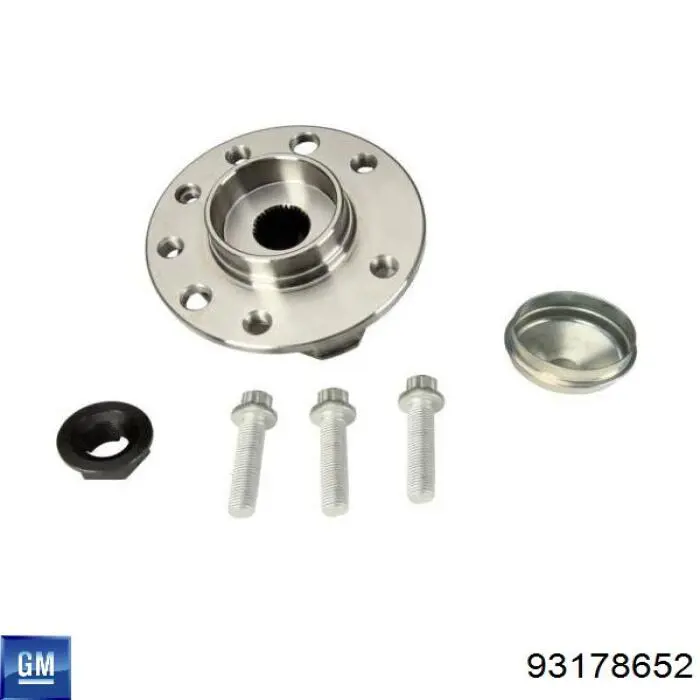 93178652 General Motors Cubo dianteiro