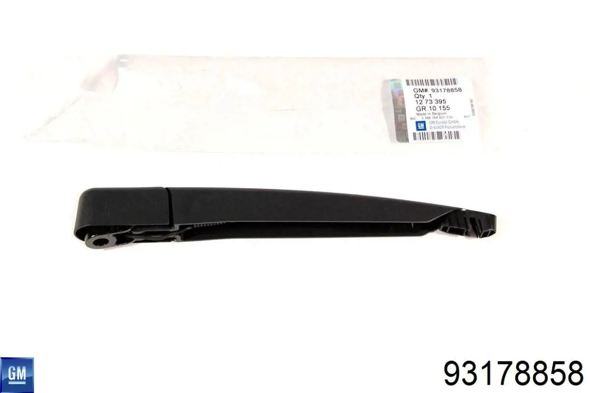 93178858 General Motors Braço de limpa-pára-brisas de vidro traseiro
