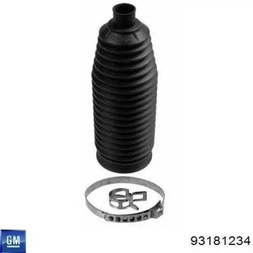 Bota de proteção do mecanismo de direção (de cremalheira) 93181234 General Motors