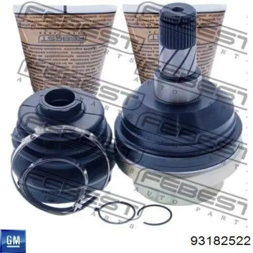 Compre 93182522 General Motors Junta homocinética interna dianteira esquerda