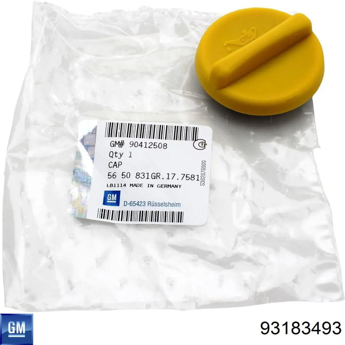 Bomba de óleo General Motors 93183493