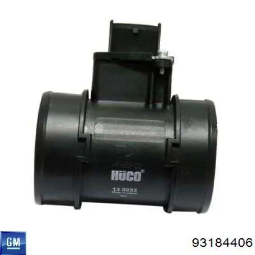 93184406 General Motors Sensor de fluxo (consumo) de ar, medidor de consumo M.A.F. - (Mass Airflow)