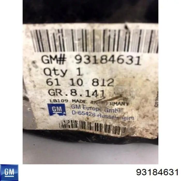 93184631 Peugeot/Citroen Consola dianteira de fixação do pára-lama dianteiro direito
