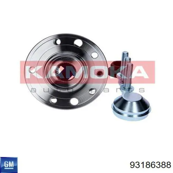 Cubo dianteiro 93186388 General Motors