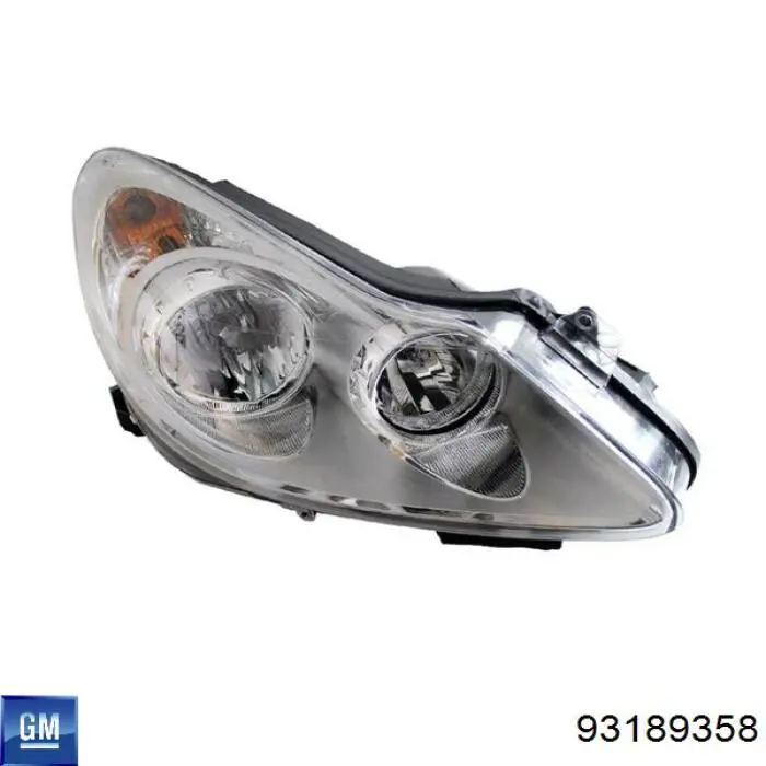 Luz direita General Motors 93189358