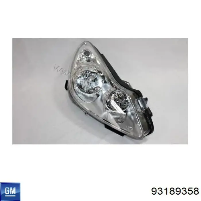 Luz direita 93189358 General Motors