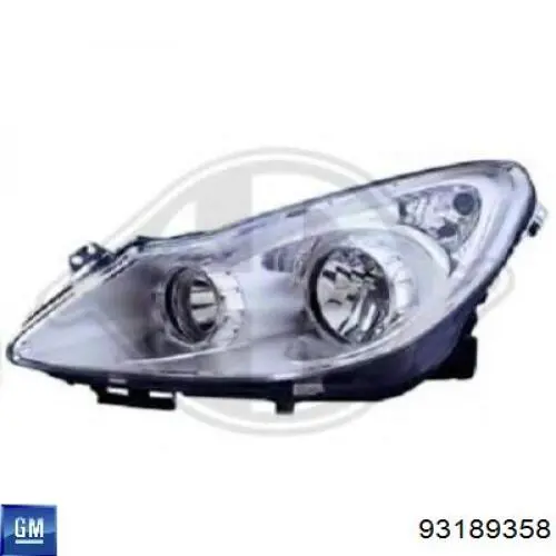 Luz direita General Motors 93189358 preço, a partir de 81,40 USD