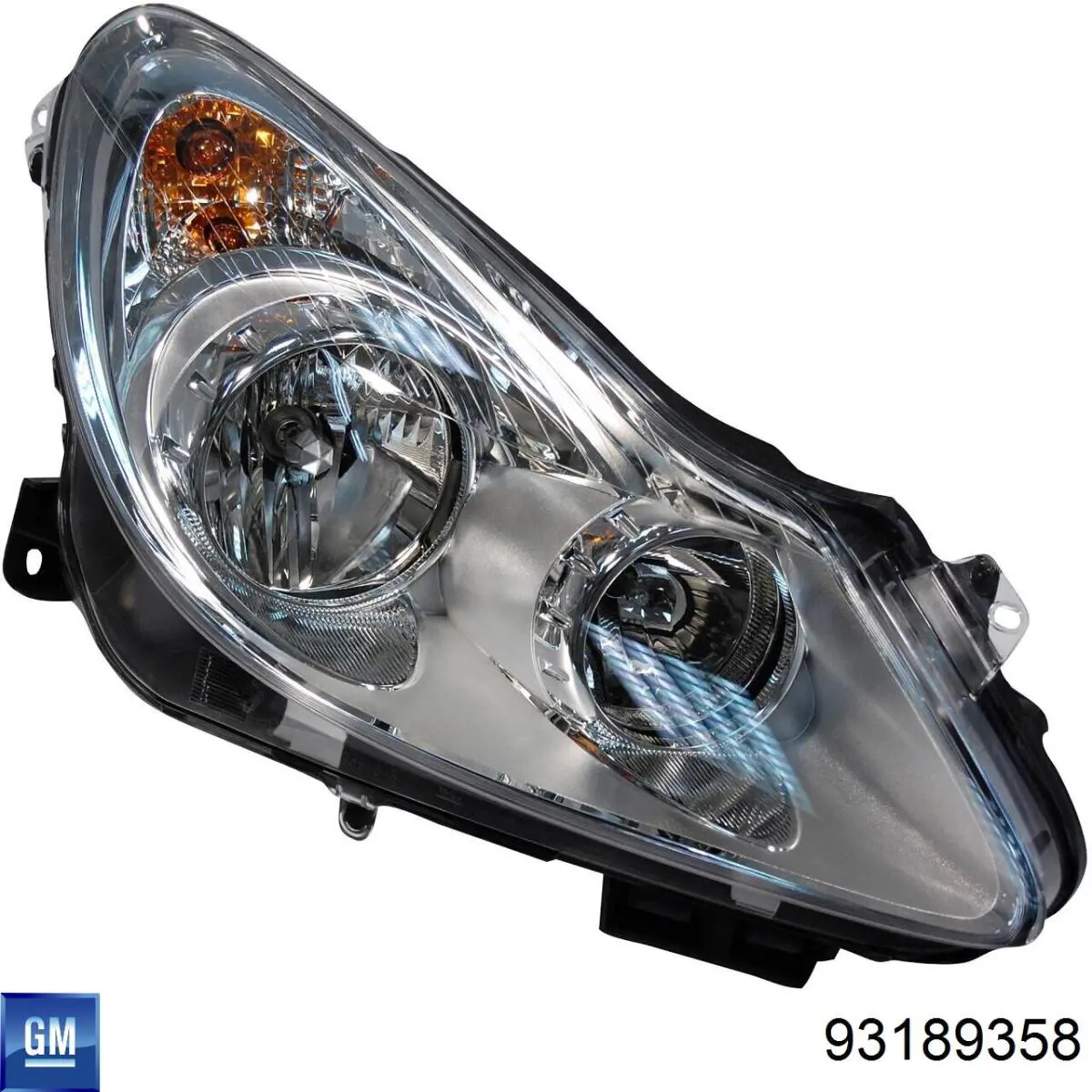 93189358 General Motors Luz direita