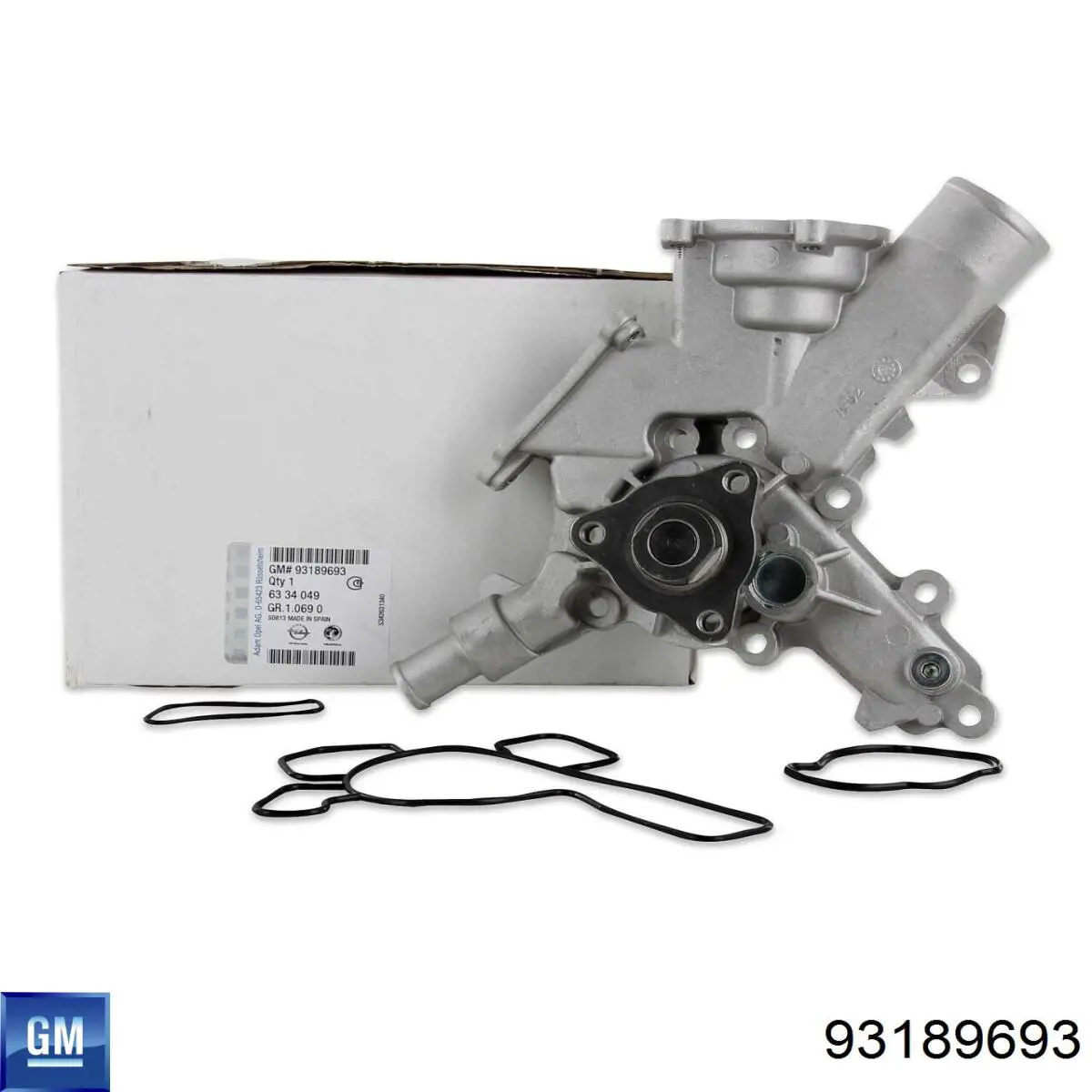 Compre 93189693 General Motors Bomba de água (bomba) de esfriamento
