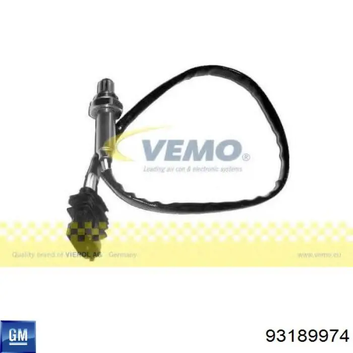 Compre 93189974 General Motors Sonda lambda, sensor de oxigênio até o catalisador