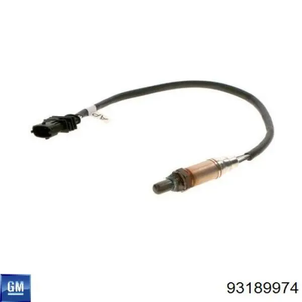 Sonda lambda, sensor de oxigênio até o catalisador 93189974 General Motors