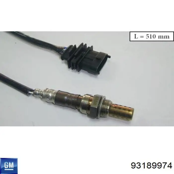 Compre 93189974 General Motors Sonda lambda, sensor de oxigênio até o catalisador
