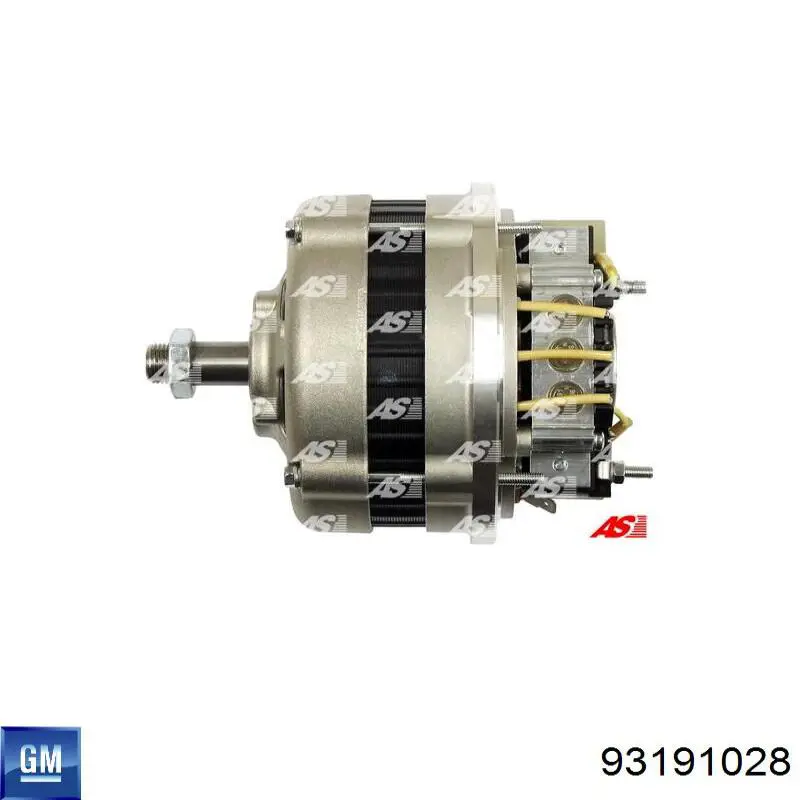 Amortecedor traseiro 93191028 General Motors