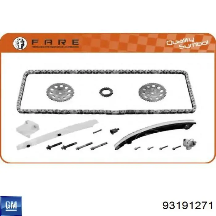 Cadeia do mecanismo de distribuição de gás, kit General Motors 93191271 preço, a partir de 86,22 USD
