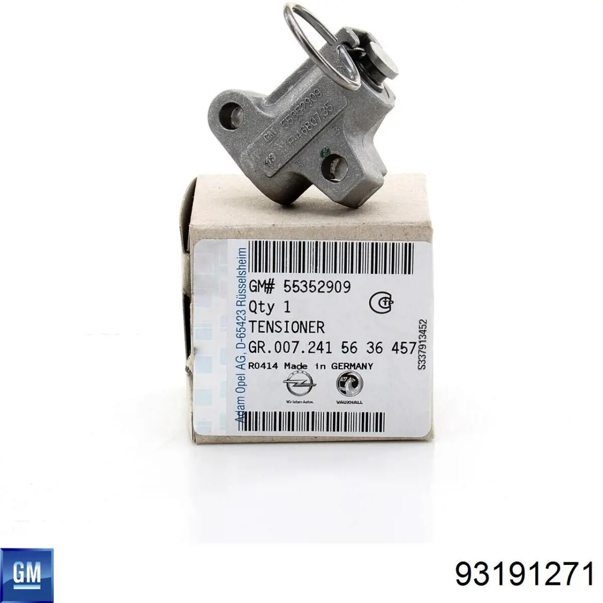 Cadeia do mecanismo de distribuição de gás, kit 93191271 General Motors