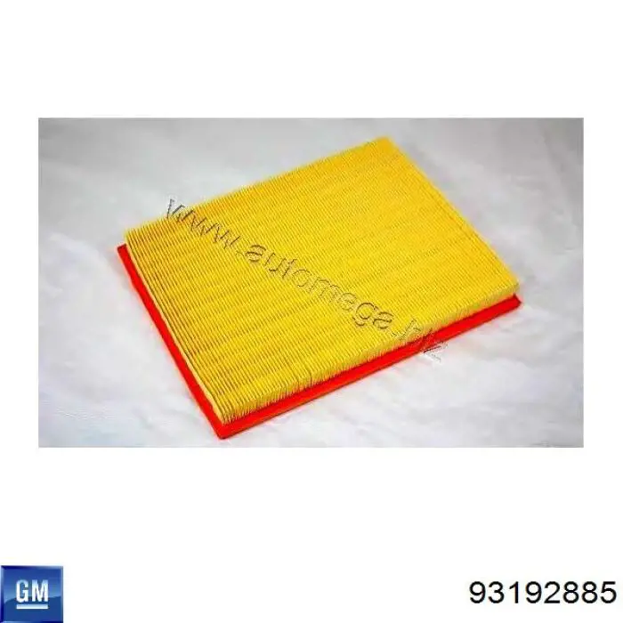 93192885 General Motors Filtro de ar