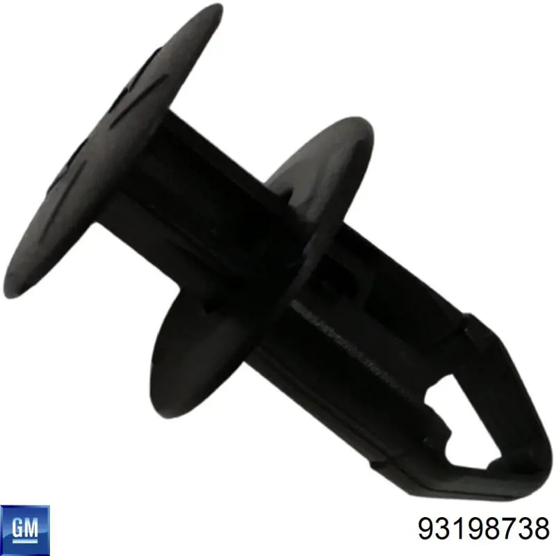 Cápsula (prendedor) de fixação de grelha do radiador de esfriamento 93198738 General Motors