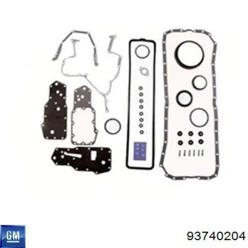 93740204 General Motors Kit de vedantes de motor completo