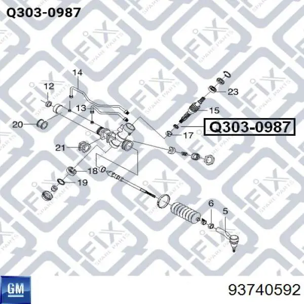 Compre 7828171 General Motors Vedação da cremalheira da direção/do mecanismo (ver dimensões padrão)