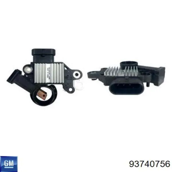 93740756 General Motors Relê-regulador do gerador (relê de carregamento)