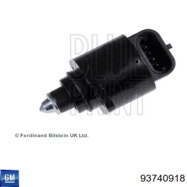 Compre 93740918 General Motors Válvula (regulador) de marcha a vácuo