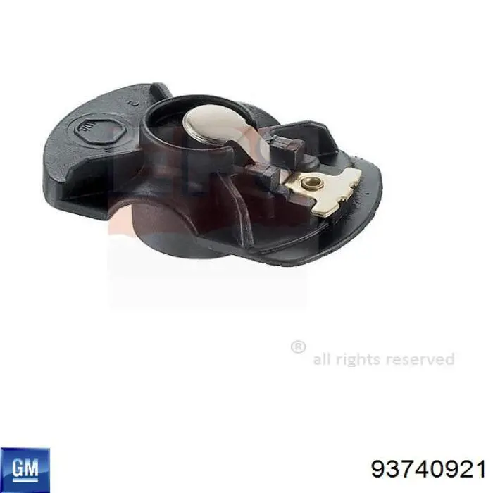 93740921 General Motors Slider (rotor) de distribuidor de ignição, distribuidor