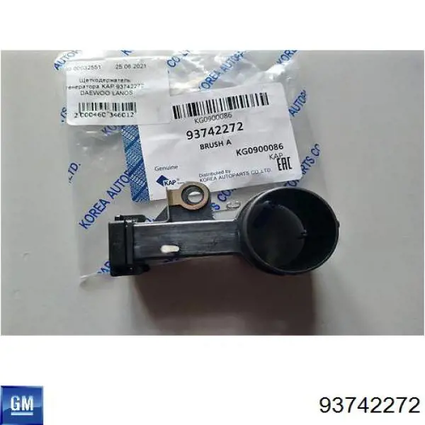 93742272 General Motors Porta-escovas do gerador