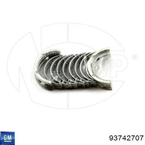 Folhas inseridas de cambota de biela, kit, padrão (STD) General Motors 93742707 preço, a partir de 17,00 USD