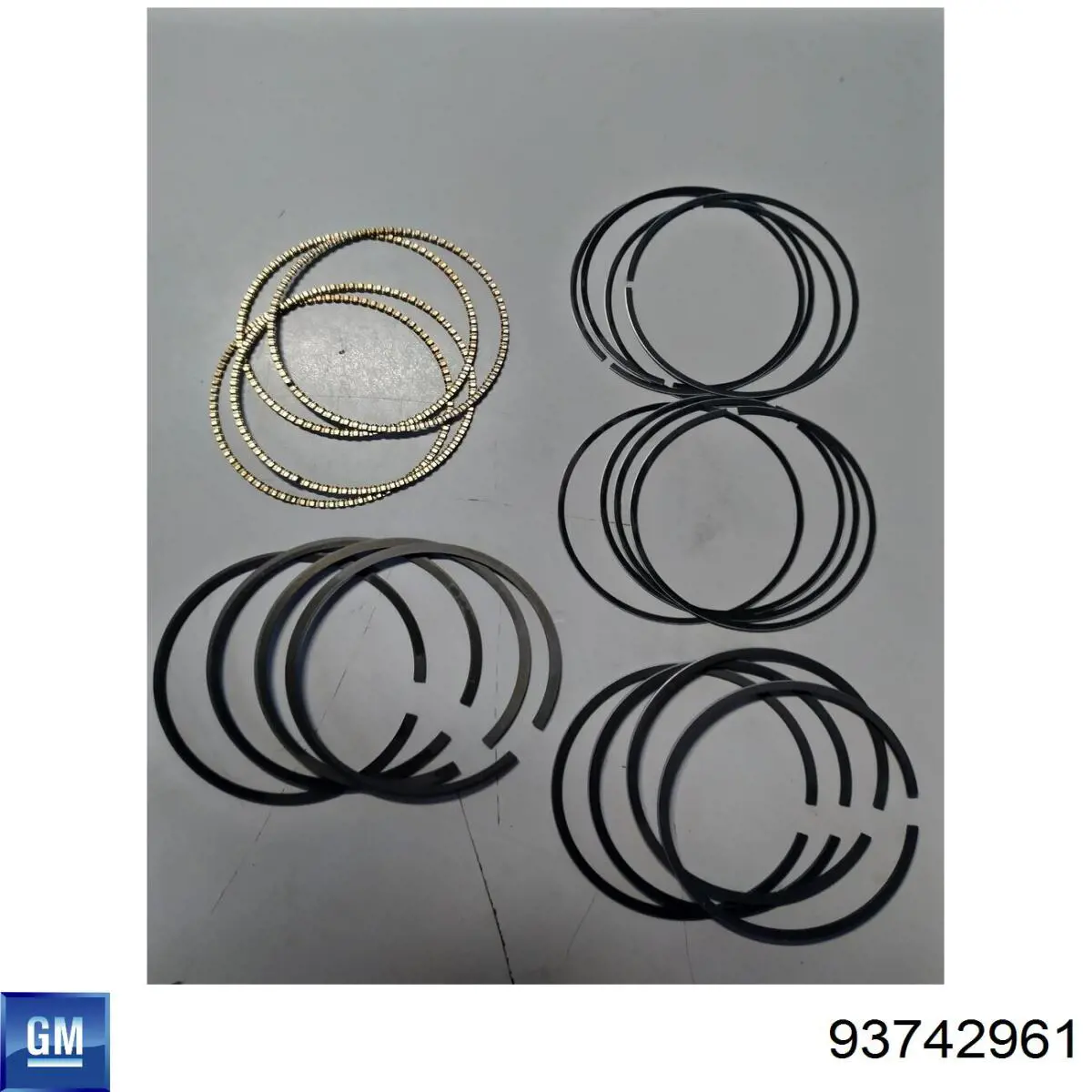 Kit de anéis de pistão de motor, STD. 791408004 SM