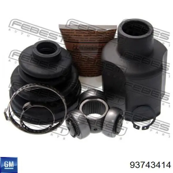 Compre 93743414 General Motors Junta homocinética interna dianteira direita