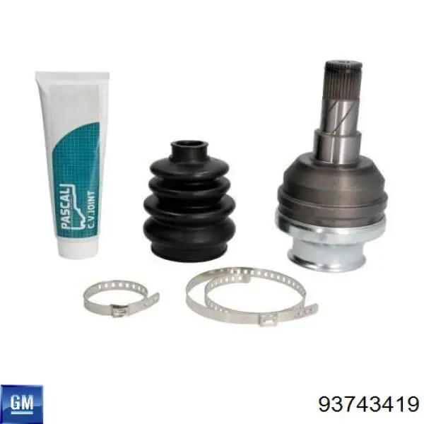Compre 93743419 General Motors Junta homocinética interna traseira