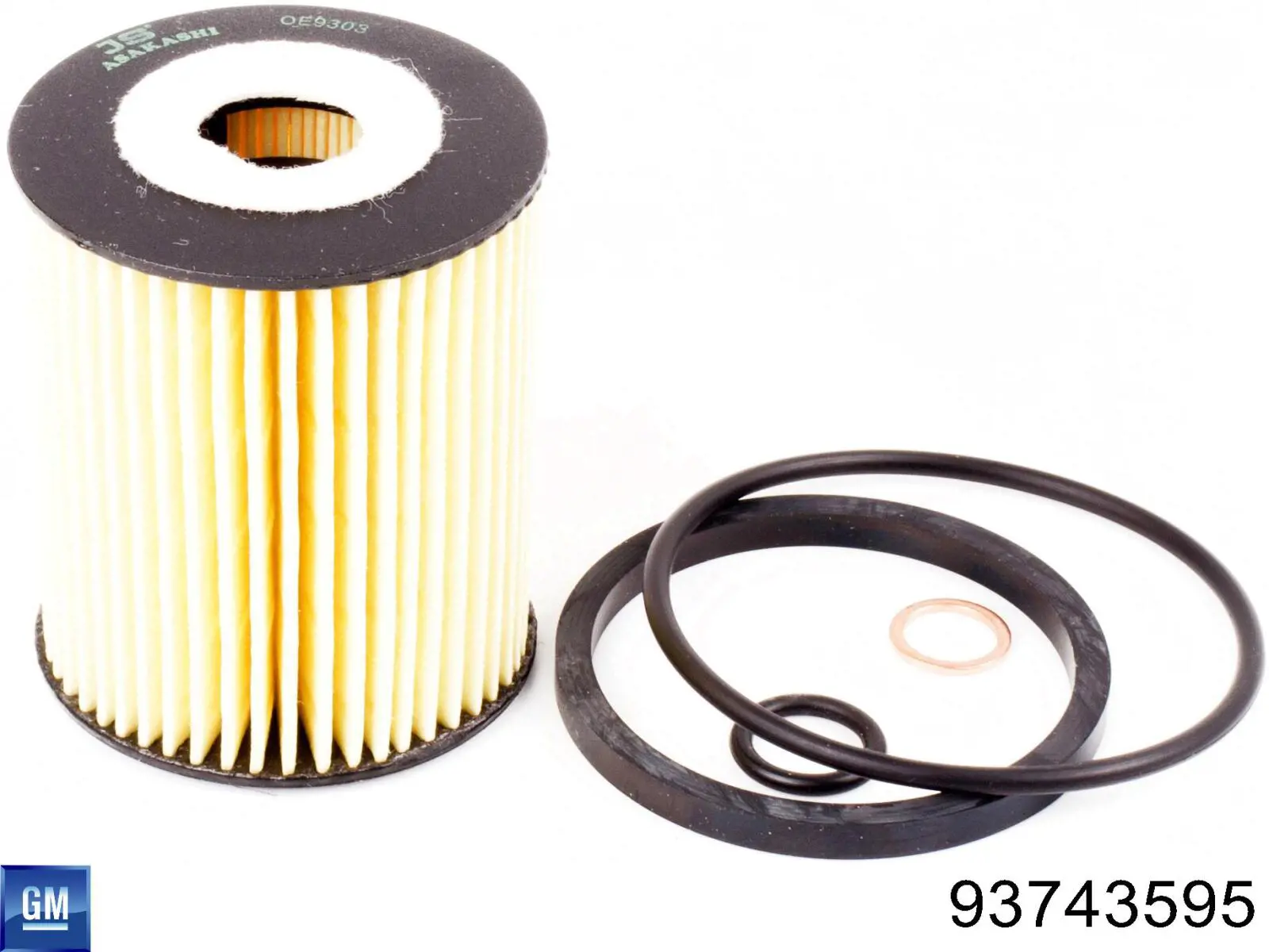 93743595 General Motors Filtro de óleo