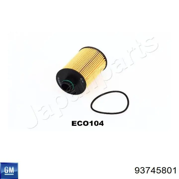 Filtro de óleo 93745801 General Motors