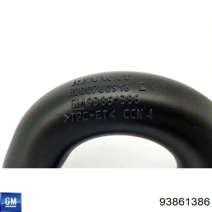 Cano derivado de ar, saída de turbina (supercompressão) 93861386 General Motors