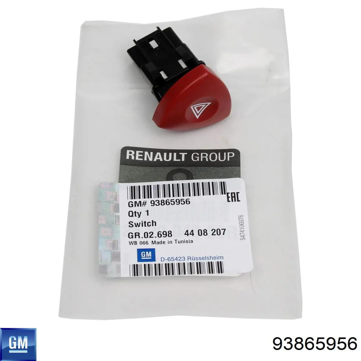 Botão de ativação do sinal de emergência General Motors 93865956 preço, a partir de 13,21 USD
